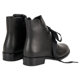 Filippo Bottines attachées le noir 3