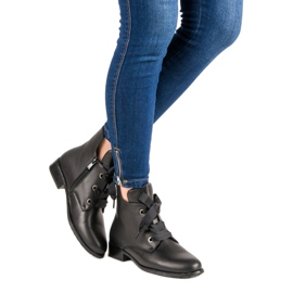 Filippo Bottines attachées le noir 5