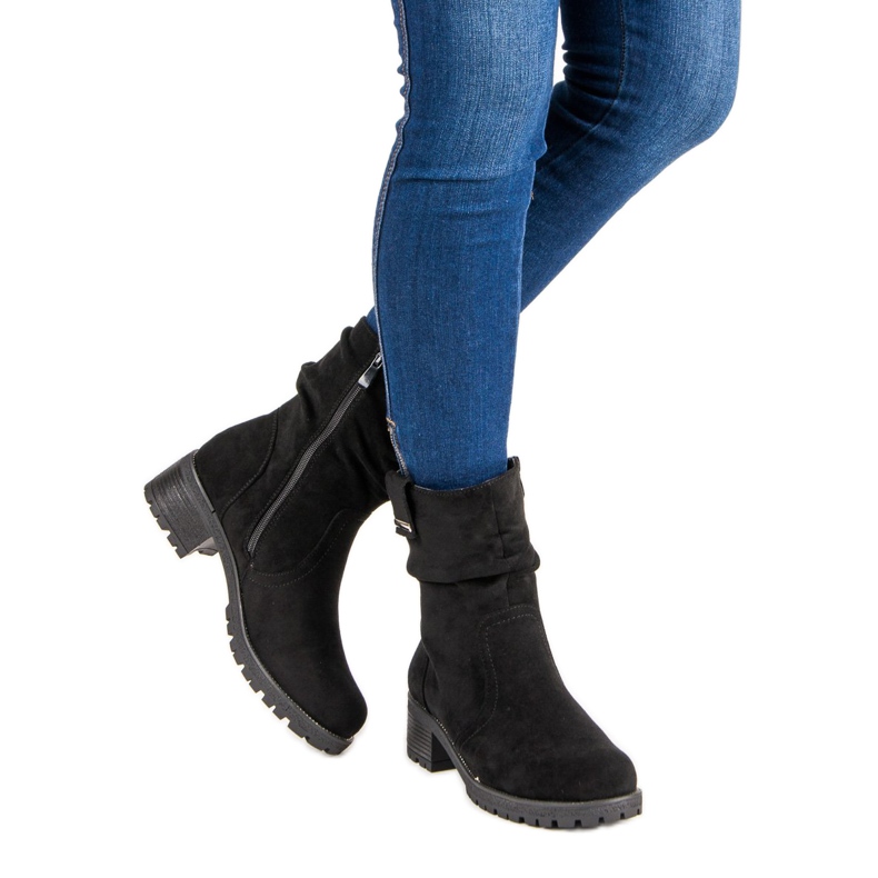 Filippo Bottes hautes pour femmes noir 2