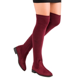 Mousquetaires à la mode multicolore rouge 3
