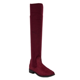 Mousquetaires à la mode multicolore rouge 4