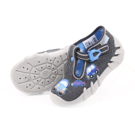 Chaussons pour enfants Befado 110P341 gris bleu 4