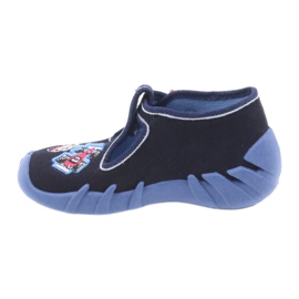 Chaussures pour enfants Befado 110P305 pantoufles bleu rouge bleu marine 2
