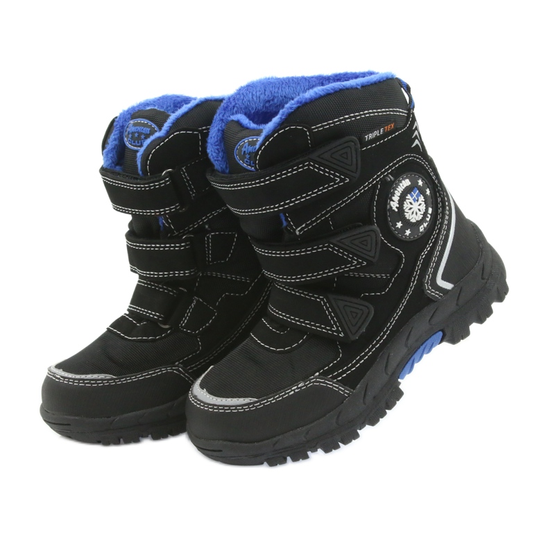 American Club Boots à membrane American 0926 noir le noir bleu 4