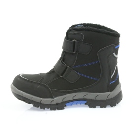 American Club Bottes américaines bottes d'hiver avec une membrane 3123 noir bleu 2