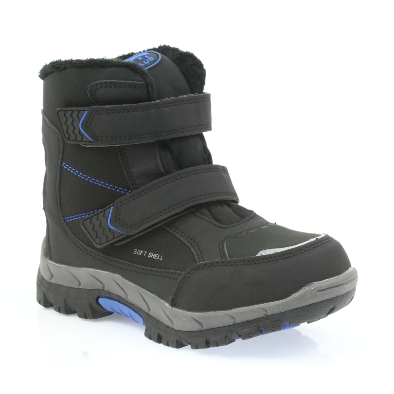 American Club Bottes américaines bottes d'hiver avec une membrane 3123 noir bleu 1