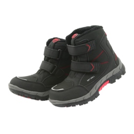 American Club Bottes américaines bottes d'hiver avec une membrane 3123 noir rouge 5