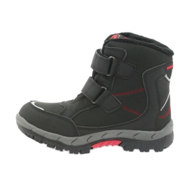 American Club Bottes américaines bottes d'hiver avec une membrane 3123 noir rouge 2