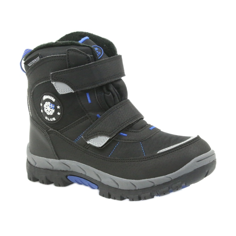 American Club Bottes d'hiver américaines avec une membrane de 1122 noir bleu 1