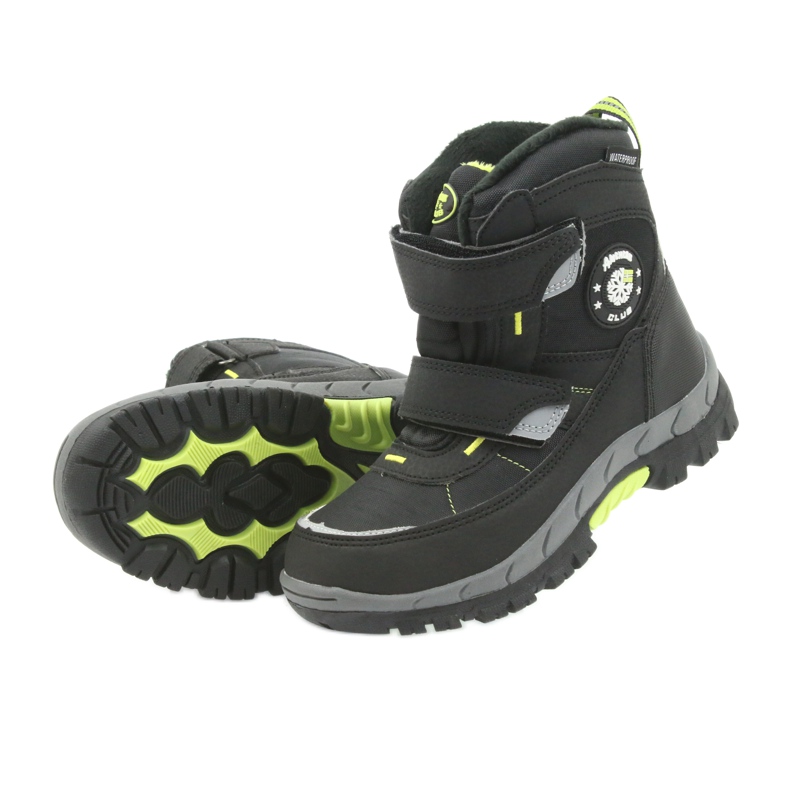 American Club Bottes d'hiver américaines avec une membrane de 1122 noir vert 4