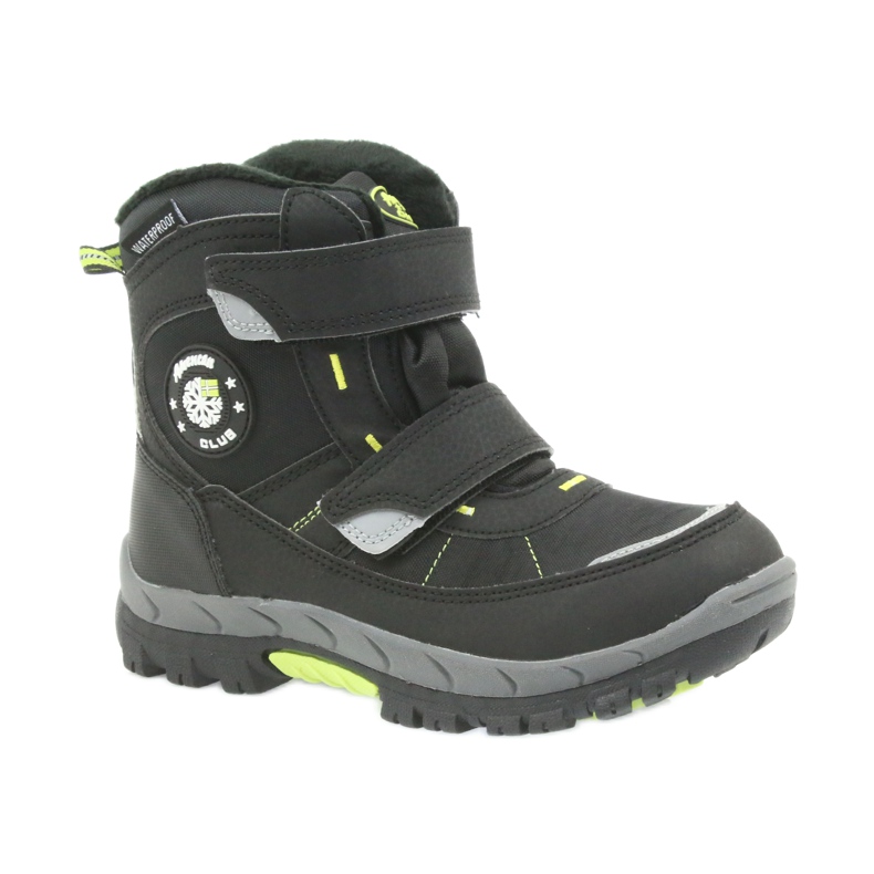 American Club Bottes d'hiver américaines avec une membrane de 1122 noir vert 1