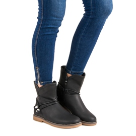Bottes d'automne confortables le noir 6