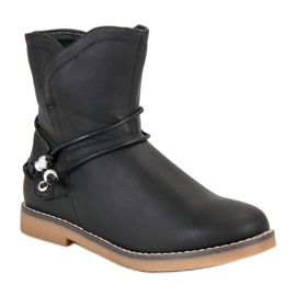 Bottes d'automne confortables le noir 2