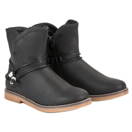 Bottes d'automne confortables le noir 5