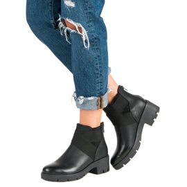 Bottes à la mode le noir 5
