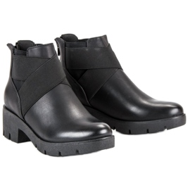 Bottes à la mode le noir 3