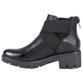 Bottes à la mode le noir 1