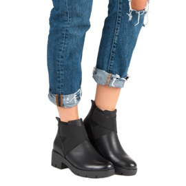 Bottes à la mode le noir 4