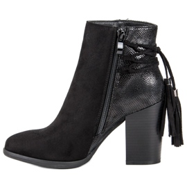 Bottines bohème noires le noir 1