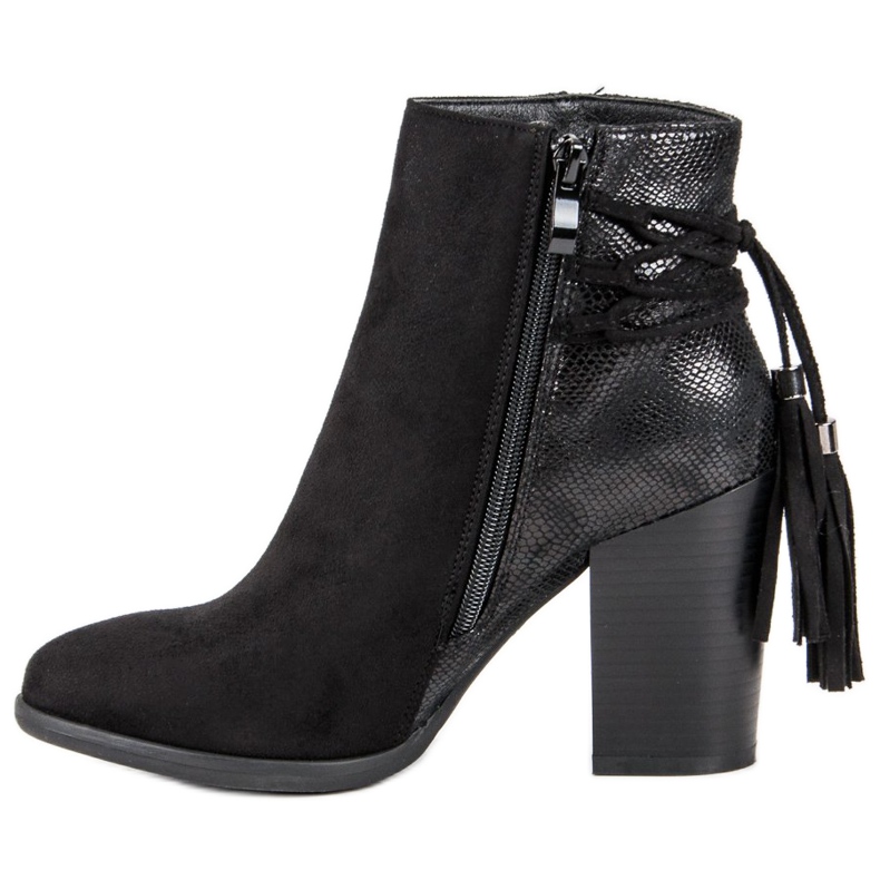 Bottines bohème noires 1
