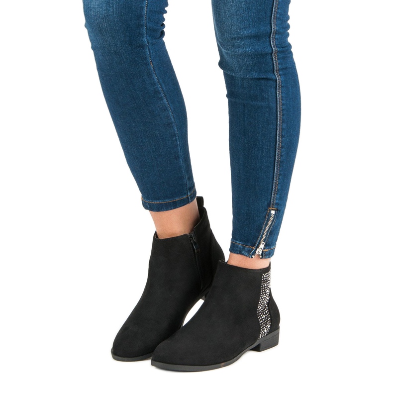 Sergio Todzi Bottes plates élégantes le noir 1