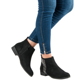 Sergio Todzi Bottes plates élégantes le noir 2 Sergio Todzi Bottes plates élégantes le noir 2