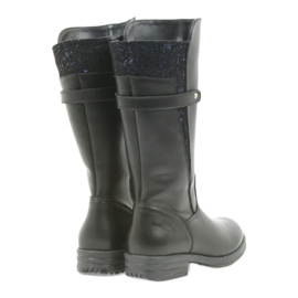 Ren But bottes longues noires 4371 le noir bleu marin 4