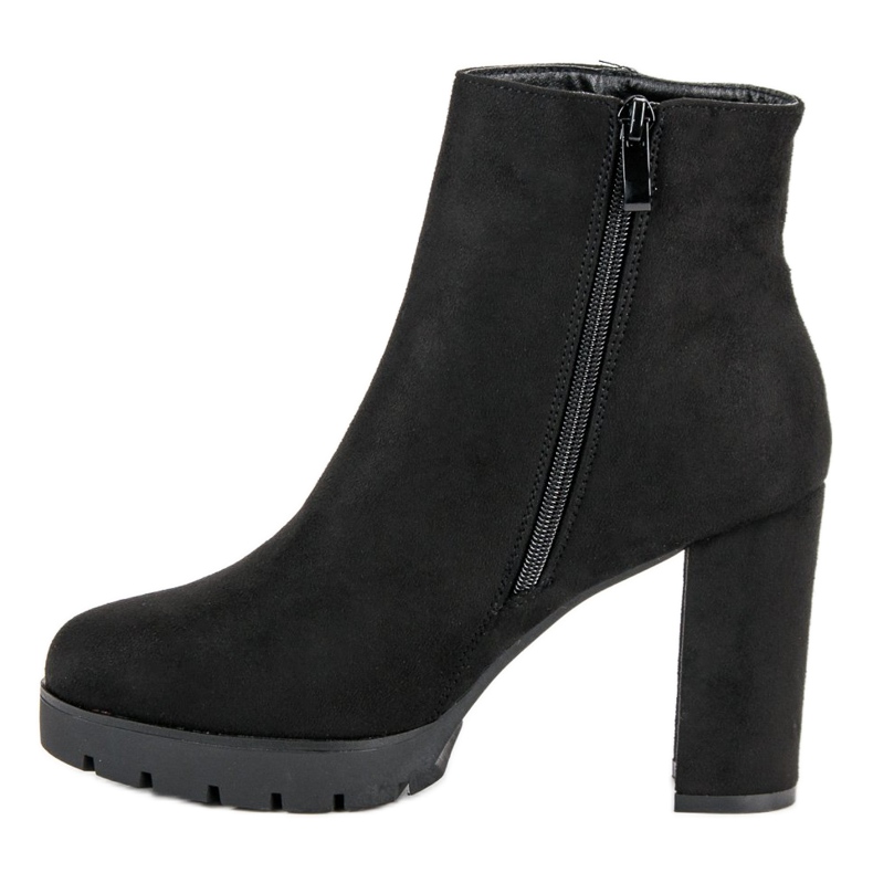 Seastar Bottines en daim sur le poteau le noir 1
