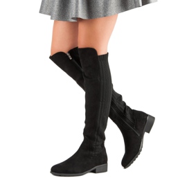 Filippo Bottes à talons plats noir 2