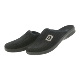 Befado chaussures pour hommes pantoufles 548m015 pantoufles noires 4