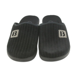 Befado chaussures pour hommes pantoufles 548m015 pantoufles noires 3