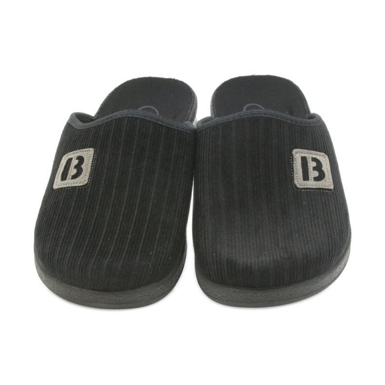 Befado chaussures pour hommes pantoufles 548m015 pantoufles noires 3