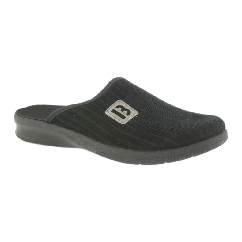 Befado chaussures pour hommes pantoufles 548m015 pantoufles noires 1