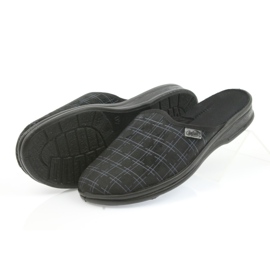 Befado chaussures pour hommes pantoufles 089M408 noir le noir 5