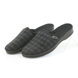 Befado chaussures pour hommes pantoufles 089M408 noir le noir 4