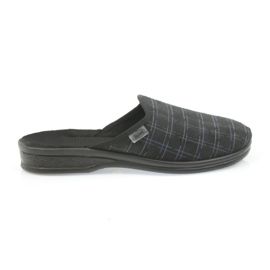 Befado chaussures pour hommes pantoufles 089M408 noir le noir 1