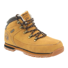 American Club Bottes hautes américaines bottes d'hiver 152619 camel beige 1