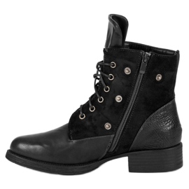 Bottes de motard noires 1