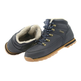 American Club Bottes américaines bottes d'hiver 152619 bleu marine 4