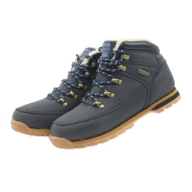American Club Bottes américaines bottes d'hiver 152619 bleu marine 3