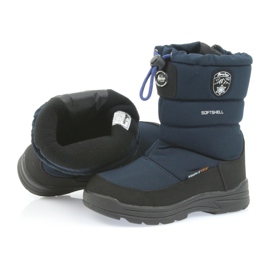 American Club Chaussures à membrane American 801SB bleu marine le noir 4