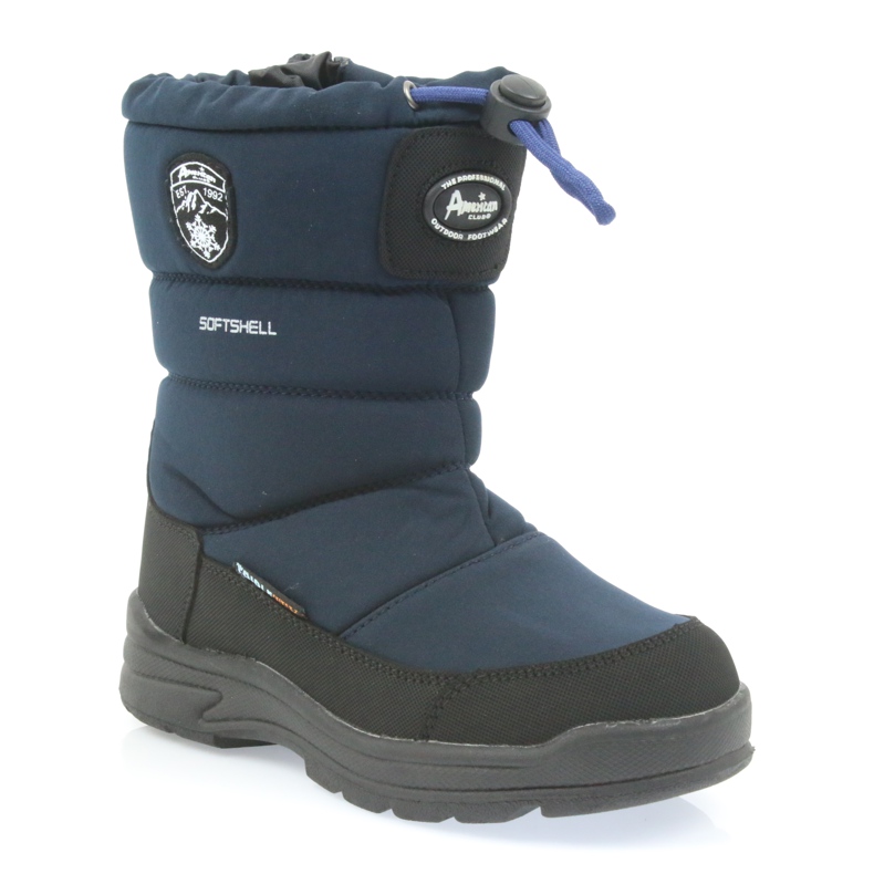 American Club Chaussures à membrane American 801SB bleu marine noir 1