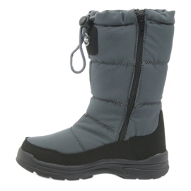 American Club Bottes de neige avec membrane American 801SB grise le noir 2