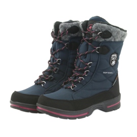 American Club Bottes de neige avec membrane American 801SB Granat noir bleu marine 3