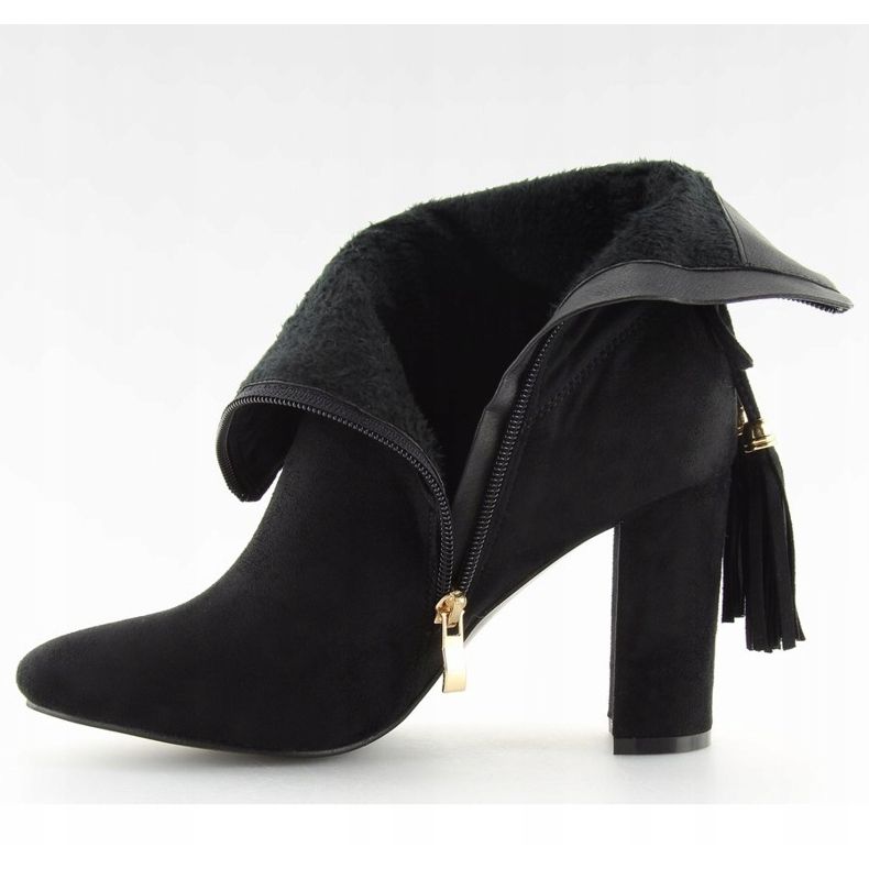 Noir FA183 Talons hauts noirs le noir 2