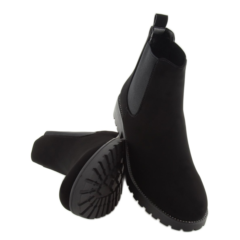 Bottines Chelsea noires pour femme SP16 Noir 1