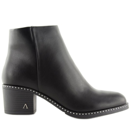 Bottes sur un talon stable noir BH120-KB 4