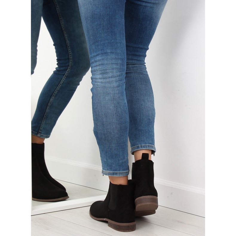 Bottines Chelsea noires pour femme LJ111 Nero le noir 1 Bottines Chelsea noires pour femme LJ111 Nero le noir 1