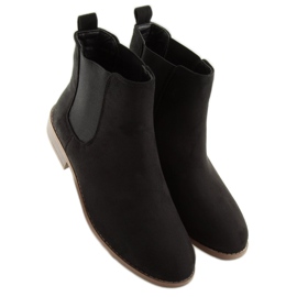 Bottines Chelsea noires pour femme LJ111 Nero 2