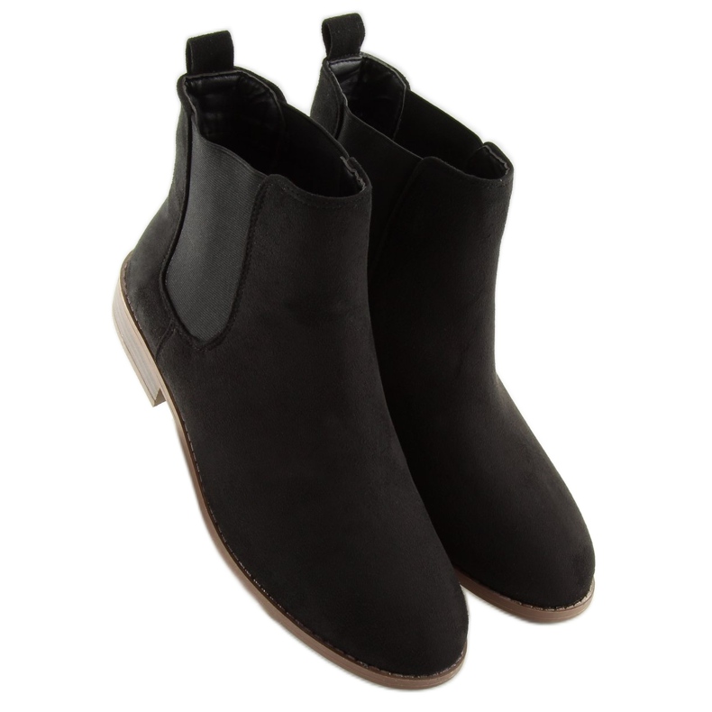 Bottines Chelsea noires pour femme LJ111 Nero 2